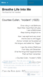 Mobile Screenshot of breathelifeintome.wordpress.com