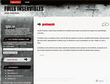 Tablet Screenshot of fullsinservibles.wordpress.com