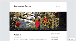 Desktop Screenshot of acupunctureexpress.wordpress.com