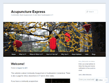 Tablet Screenshot of acupunctureexpress.wordpress.com