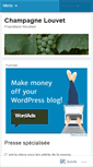 Mobile Screenshot of champagnelouvet.wordpress.com
