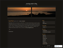 Tablet Screenshot of carvingartist.wordpress.com
