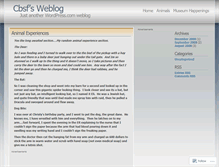Tablet Screenshot of cbsf.wordpress.com