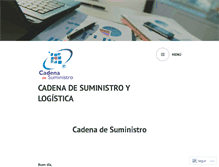 Tablet Screenshot of cadenadesuministro.wordpress.com