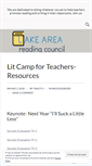 Mobile Screenshot of lakeareareadingcouncil.wordpress.com