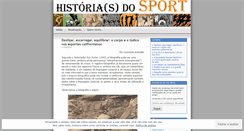 Desktop Screenshot of historiadoesporte.wordpress.com