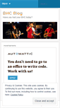 Mobile Screenshot of bhcband.wordpress.com