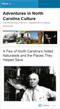 Mobile Screenshot of nccultureblogger.wordpress.com