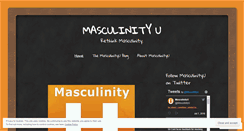 Desktop Screenshot of masculinityu.wordpress.com