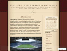 Tablet Screenshot of eurotour2010munchen.wordpress.com