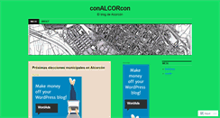 Desktop Screenshot of conalcorcon.wordpress.com