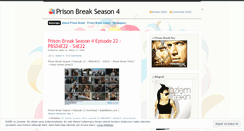 Desktop Screenshot of prisonbreakseason4.wordpress.com