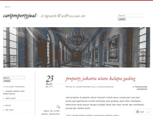 Tablet Screenshot of caripropertyjual.wordpress.com