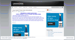Desktop Screenshot of lukmanmantap.wordpress.com