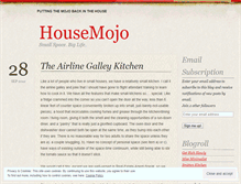 Tablet Screenshot of housemojo.wordpress.com