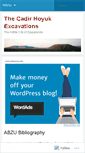 Mobile Screenshot of cadirhoyuk.wordpress.com