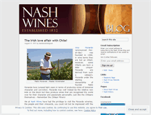 Tablet Screenshot of nashwinesblog.wordpress.com