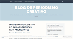 Desktop Screenshot of blogdeperiodismocreativo.wordpress.com