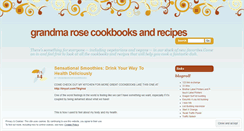Desktop Screenshot of grandmarosecookbooks.wordpress.com