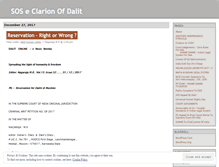 Tablet Screenshot of eclarionofdalit.wordpress.com
