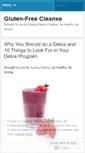 Mobile Screenshot of glutenfreecleanse.wordpress.com