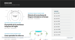 Desktop Screenshot of educare.wordpress.com
