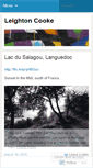Mobile Screenshot of leightoncooke.wordpress.com