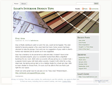 Tablet Screenshot of leahinteriors.wordpress.com