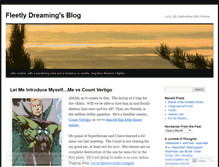 Tablet Screenshot of fleetlydreaming.wordpress.com