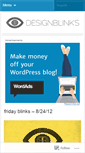Mobile Screenshot of designblinks.wordpress.com