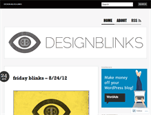 Tablet Screenshot of designblinks.wordpress.com