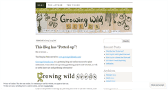 Desktop Screenshot of growingwildceeds.wordpress.com