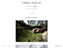 Tablet Screenshot of fareeznazlan.wordpress.com