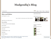 Tablet Screenshot of madgesdiq.wordpress.com