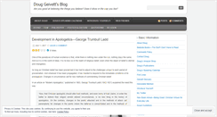 Desktop Screenshot of douggeivett.wordpress.com