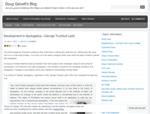 Tablet Screenshot of douggeivett.wordpress.com