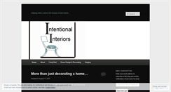 Desktop Screenshot of intentionalinteriorsusa.wordpress.com