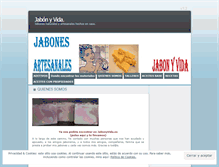 Tablet Screenshot of jabonyvida.wordpress.com