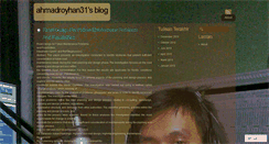 Desktop Screenshot of ahmadroyhan31.wordpress.com