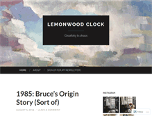 Tablet Screenshot of lemonwoodclock.wordpress.com