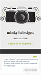 Mobile Screenshot of minkybdesigns.wordpress.com