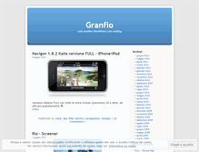 Tablet Screenshot of granfio.wordpress.com