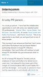 Mobile Screenshot of interncomm.wordpress.com