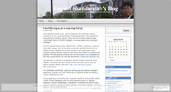 Desktop Screenshot of kosasihiskandarsjah.wordpress.com