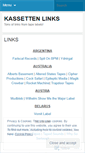 Mobile Screenshot of kassettenlinks.wordpress.com