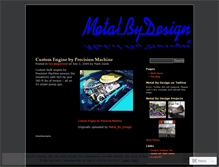 Tablet Screenshot of metalbydesign.wordpress.com