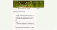 Desktop Screenshot of demolitionderbycarsforsaleusfw.wordpress.com