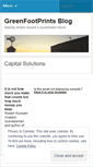 Mobile Screenshot of greenfootprintsblog.wordpress.com