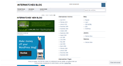 Desktop Screenshot of interwatches.wordpress.com