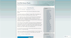 Desktop Screenshot of cutmesomeflack.wordpress.com